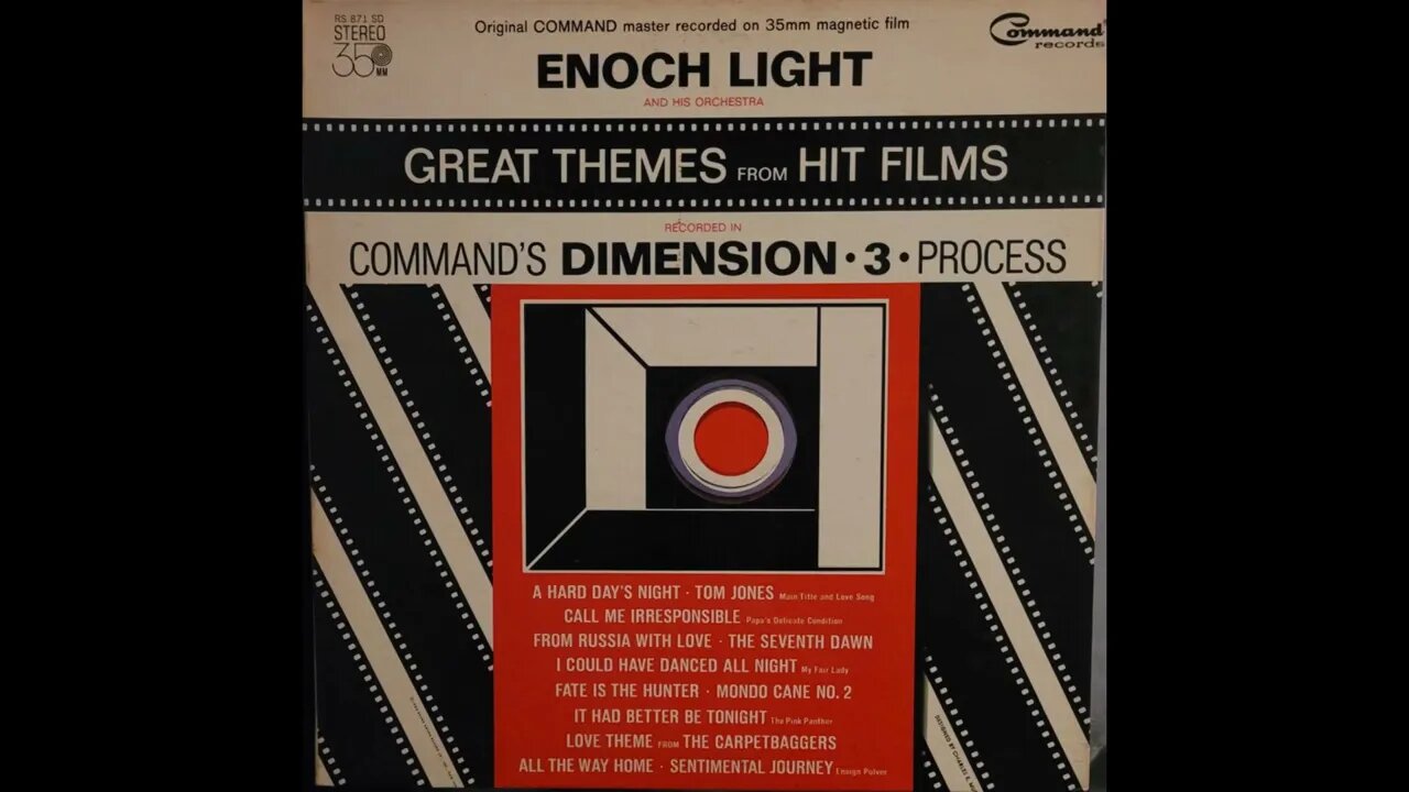 Enoch Light and His Orchestra – Great Themes From Hit Films in Command's Dimension •3• Process