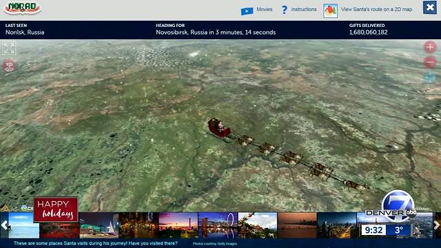 Tracking Santa Claus with NORAD