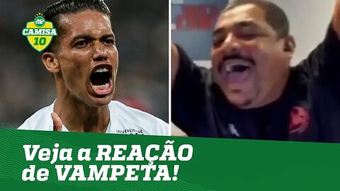 Enlouqueceu! Veja a REAÇÃO de VAMPETA ao GOL de PEDRINHO!