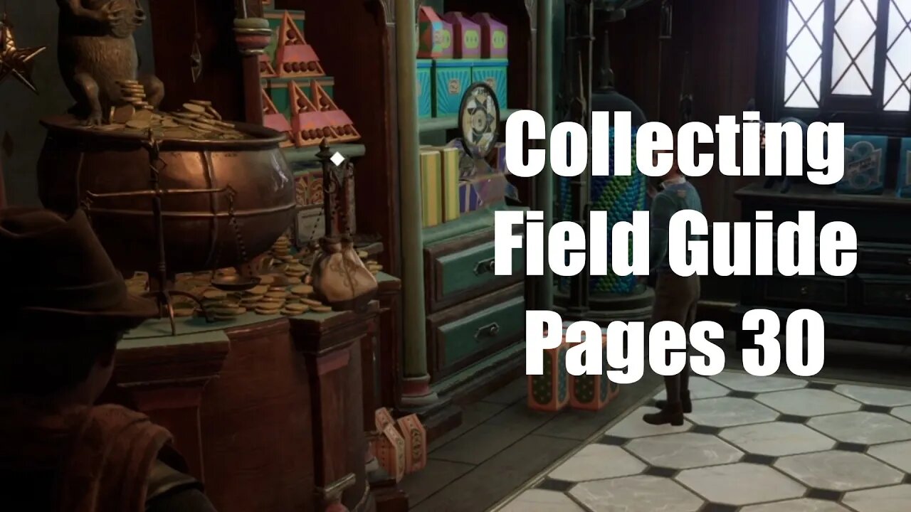 Hogwarts Legacy Collecting Field Guide Pages 30 (Exploding Bonbons)