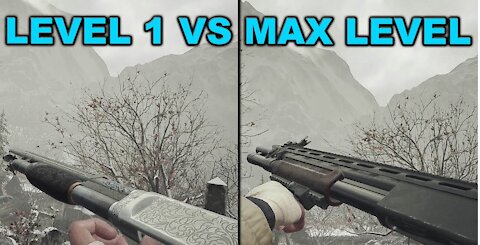 Resident Evil Village - All Shotgun Weapon Damage Comparison (LEVEL 1 VS MAX LEVEL)