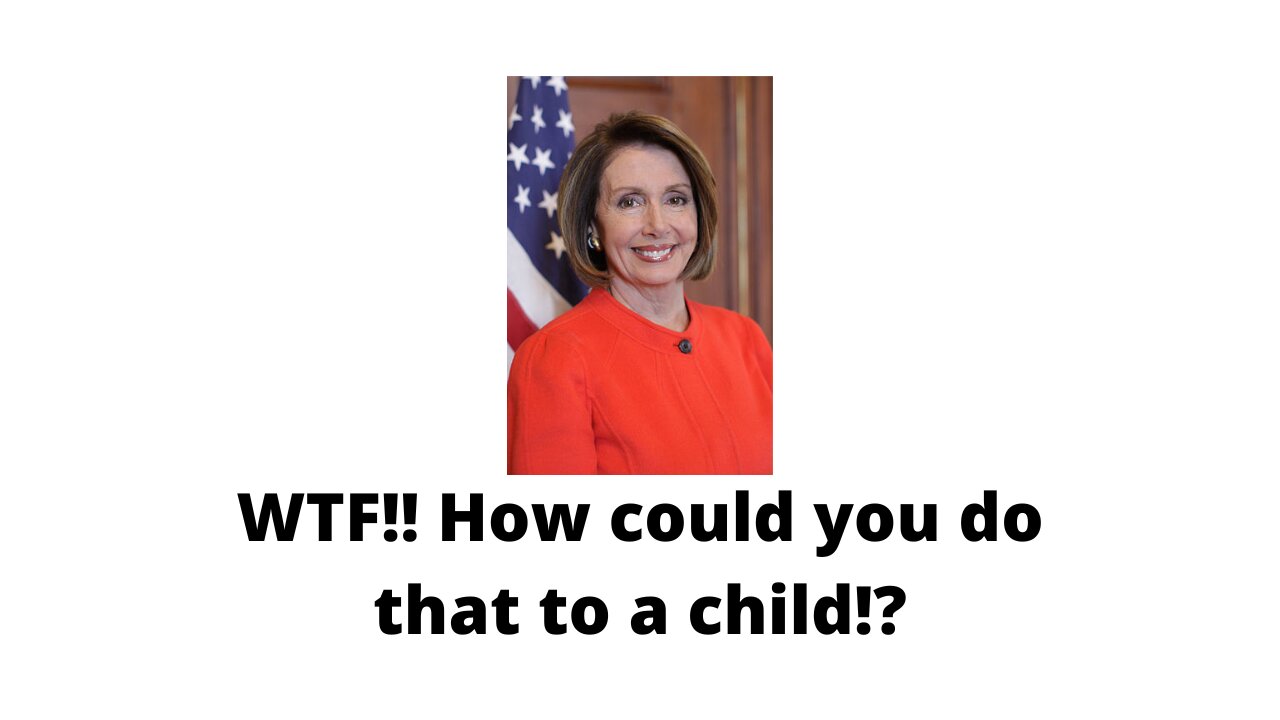 Nancy Pelosi shoves a little girl