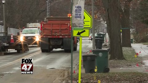 Harrison road open following water main break