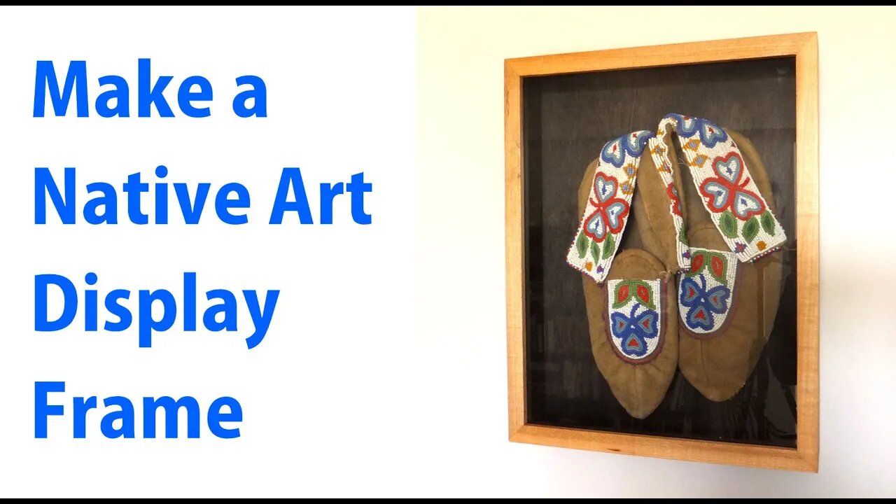 Make a Picture Frame to Display Native Art - woodworkweb