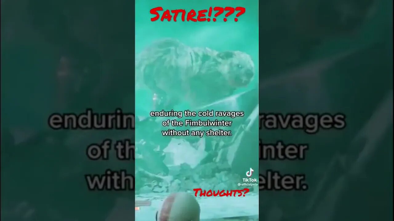 God of War Ragnarok Attacked by PETA!? #godofwarragnarok #peta #gaming