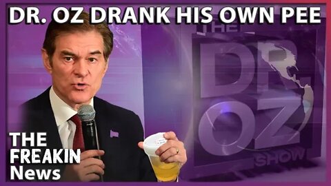 G–O–PEE Candidate: Video Shows Dr Oz Describing The Taste Of His Own Urine On Jimmy Kimmel