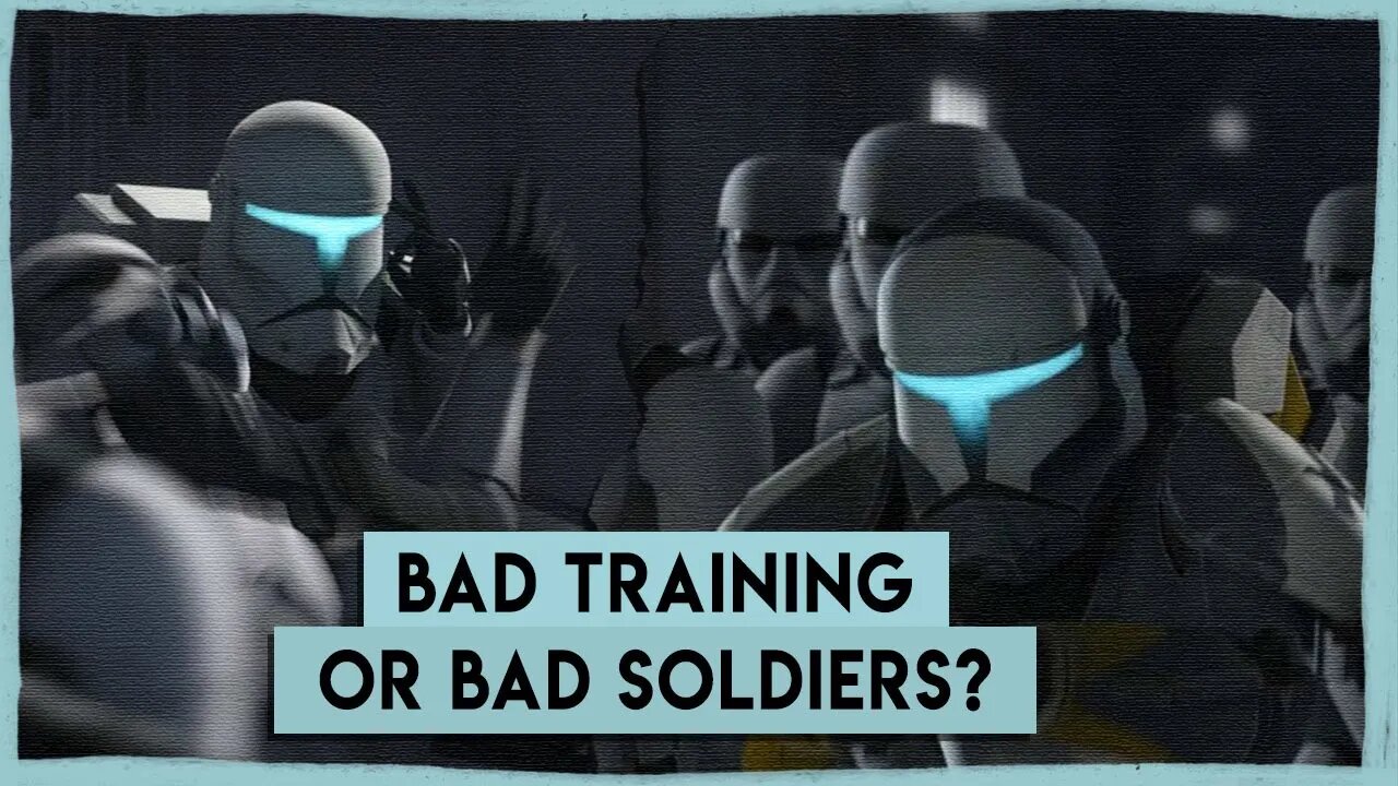 Why were Imperial Troopers so Bad After Being Trained by Clone Commandos?