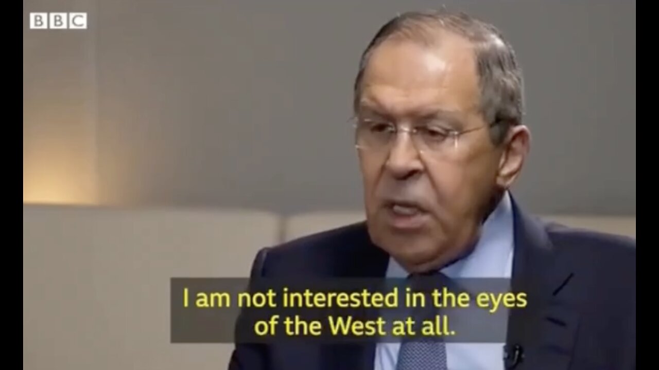 Lavrov Crushes BBC Presstitute: We Don't Give A Damn What West Thinks Of Russia