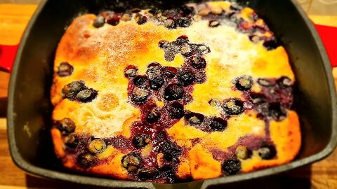 Lemon & Blueberry Dutch Pancake