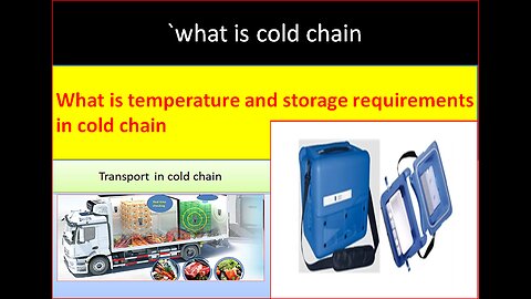 what is cold chain process