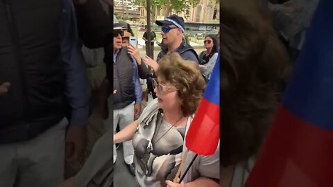 Police intimidate woman on "Government orders"