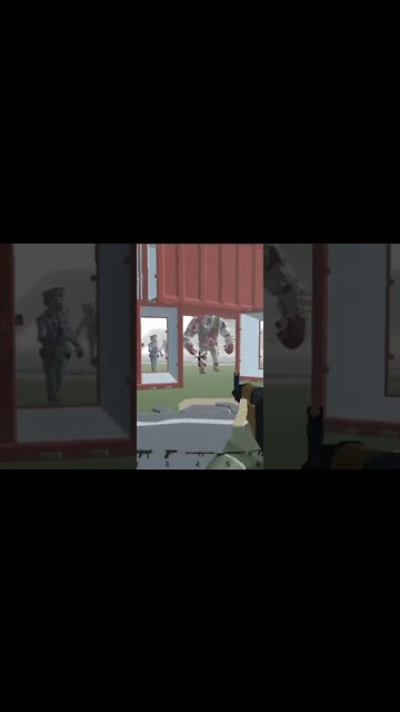 Zombie shooter! Can't stop shooting! I admit. It's satisfying. Not a retro game #shorts