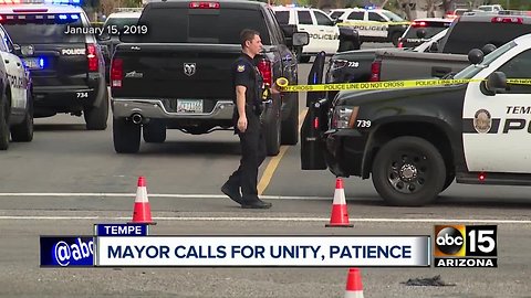 Tempe mayor asks for unity, patience in shooting investigation