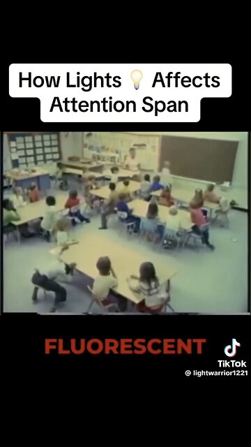 See how light affects the attention span…