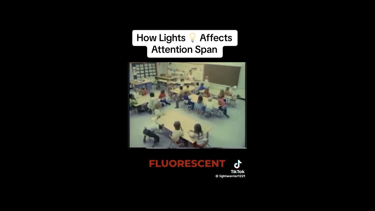 See how light affects the attention span…