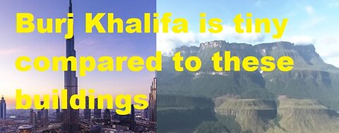 Burj Khalifa is tiny compared to these buildings