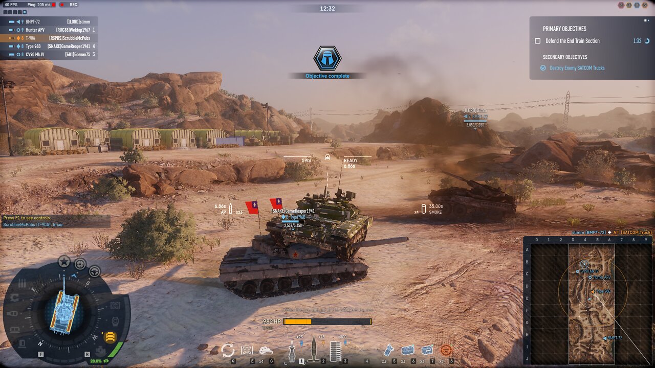 Armored Warfare, 9/21/22: My ROC Type 96B had a T-90A as a Hat!