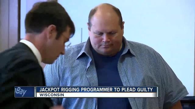 Jackpot rigging programmer to plead guilty in Iowa, Wisconsin