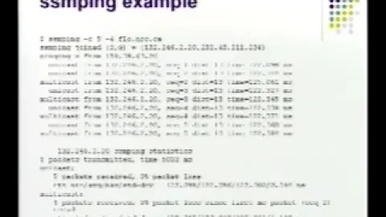 ssmping and asmping