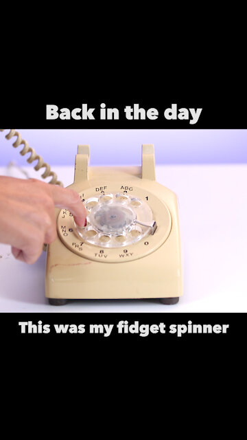 Rotary phone fidget spinner [GMG Originals]