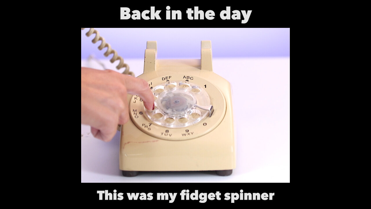 Rotary phone fidget spinner [GMG Originals]