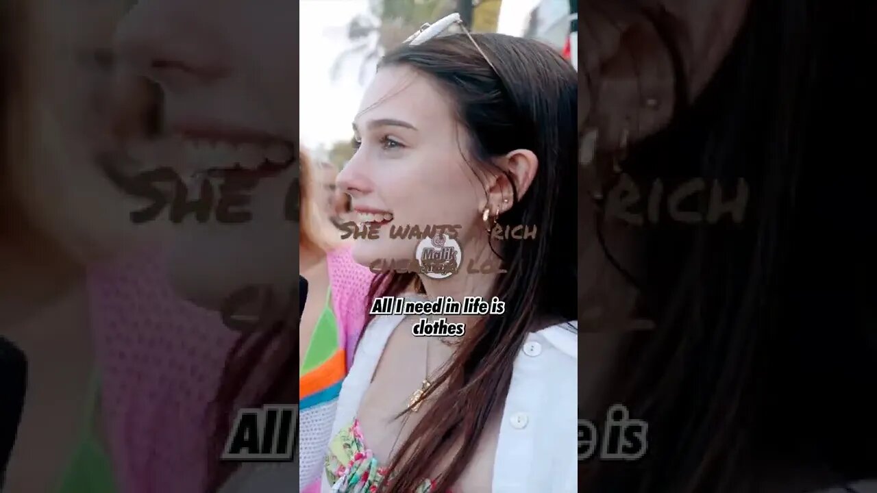 Girl admits to wanting a rich cheater. omg