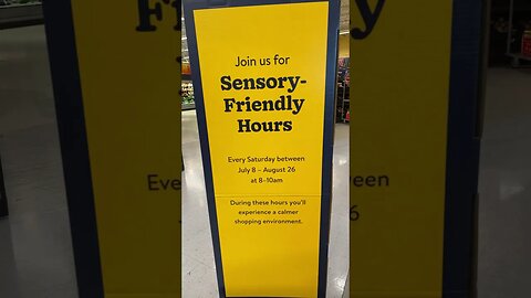 What are “Sensory-Friendly Hours”?! 🧢🛒🤣