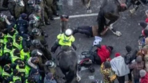 Woman Trampled by Police Horses in Ottawa
