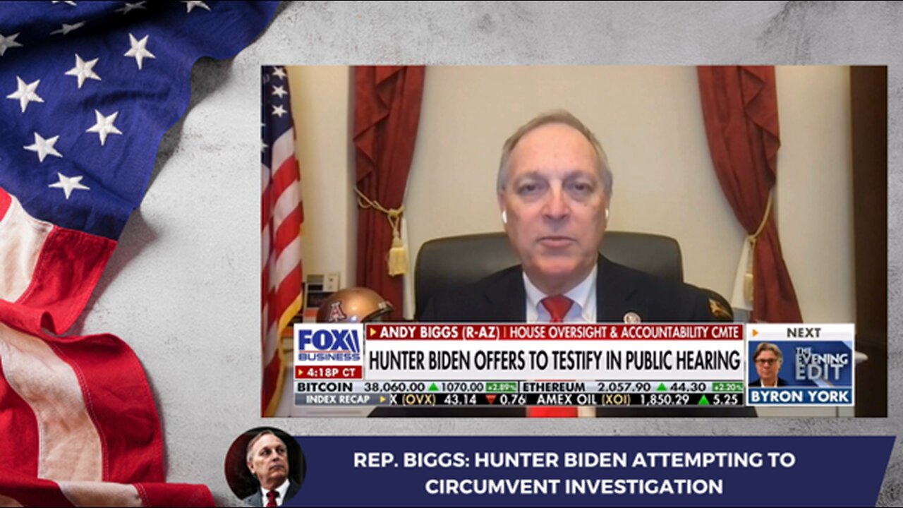 Rep. Biggs: Hunter Biden Attempting to Circumvent Investigation