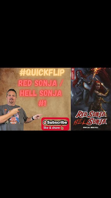 Red Sonja / Hell Sonja #1 Dynamite Comics #QuickFlip Comic Book Review Clark, Puglia #shorts