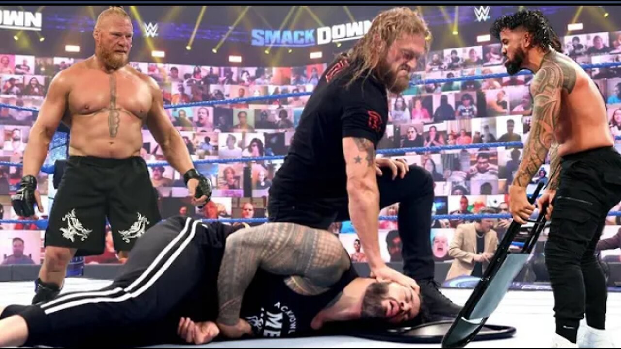 WWE 19 August 2023 Roman Reigns VS. Edge VS. Brock Lesnar VS. Jey Uso VS. All Raw SmackDown