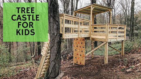 Emergency Tree Cabin Build (Treehouse)