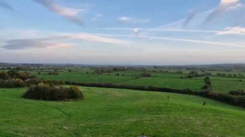 View from the magical Healing Waters Sanctury in Glastonbury
