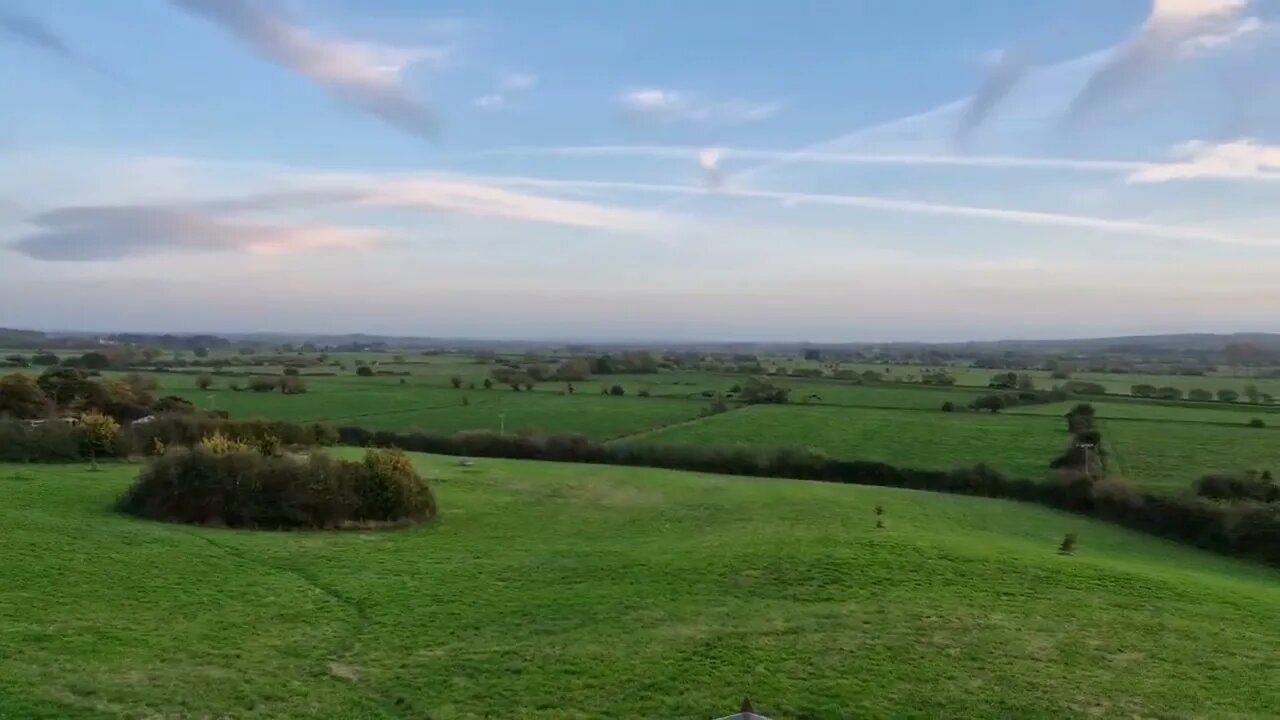 View from the magical Healing Waters Sanctury in Glastonbury