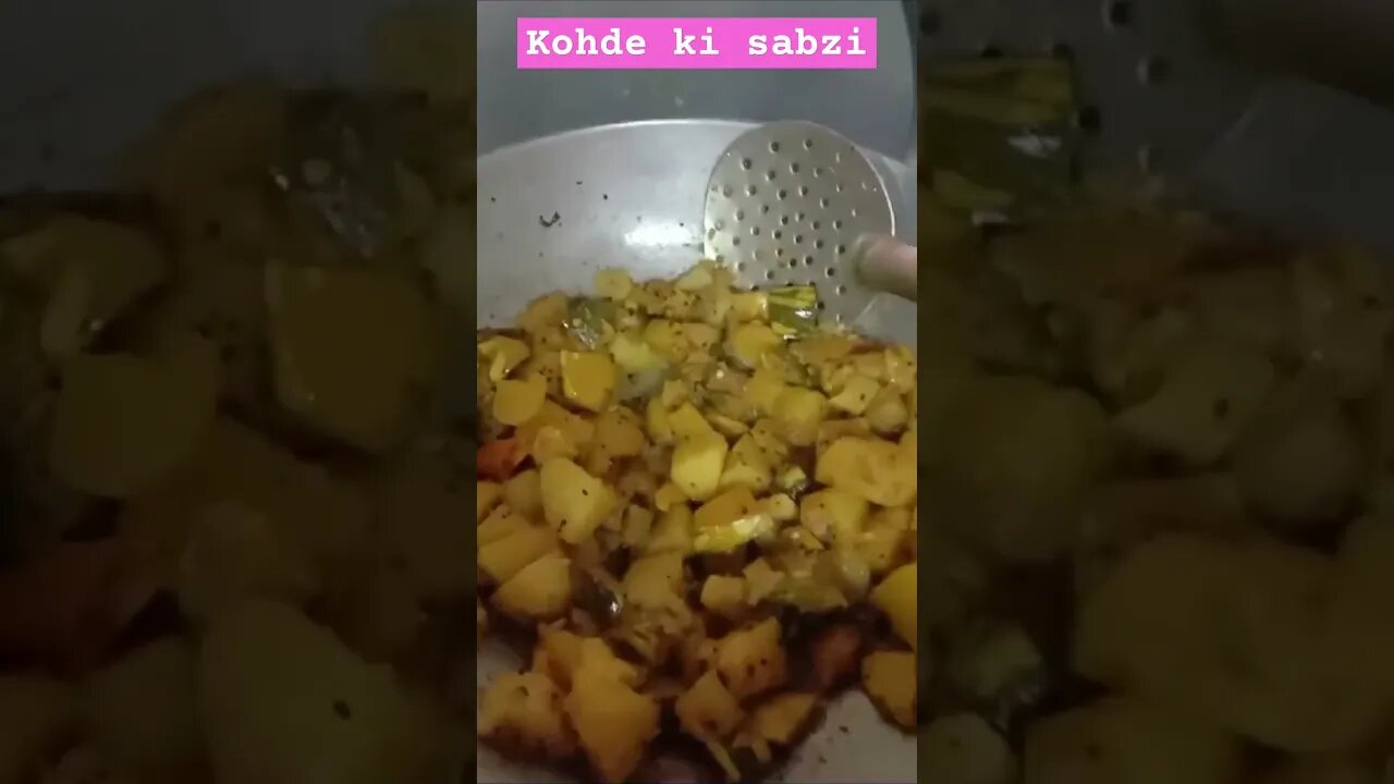 Kohde ki sabzi l vegetable l recipe l #viral #ytshorts #kohdekisabzi #recipe #shorts