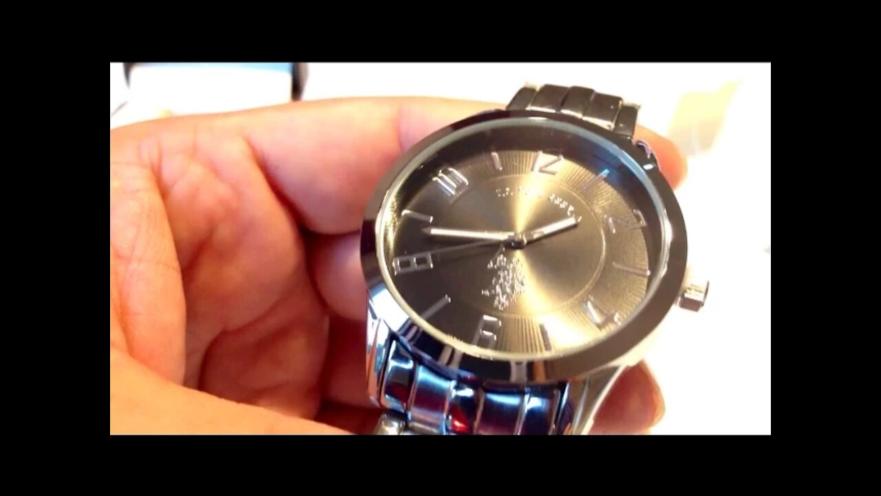 U.S. Polo Assn. Classic USC80038 Analogue Black Dial Bracelet Watch Review