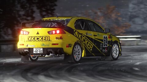 Mitsubishi Lancer Evolution X , Col De Turini Descente ( Dirt Rally gameplay and replay )