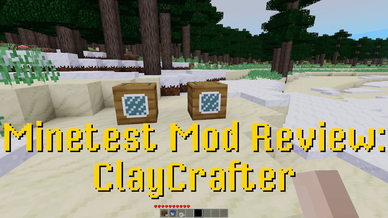 Minetest Mod Review: ClayCrafter