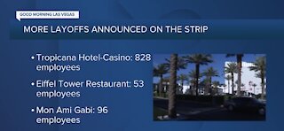 More layoffs announced for the strip