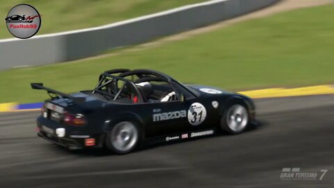 A little head to head, Road Atlanta in a MX-5 Gran Turismo 7 vs iRacing