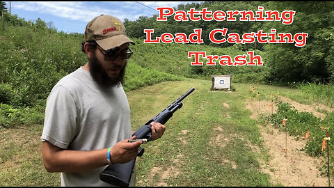Patterning Trash From A Lead Casting Pot