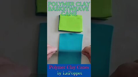 Polymer Clay Basketweave Cane