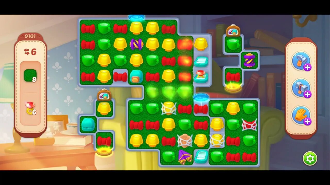 Playrix Homescapes Gameplay Walkthrough Level 9101