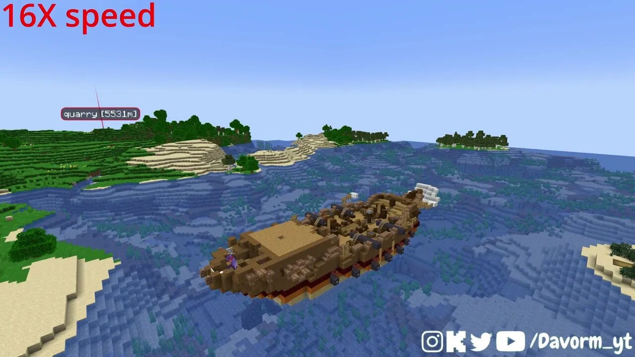 Me building a ship!