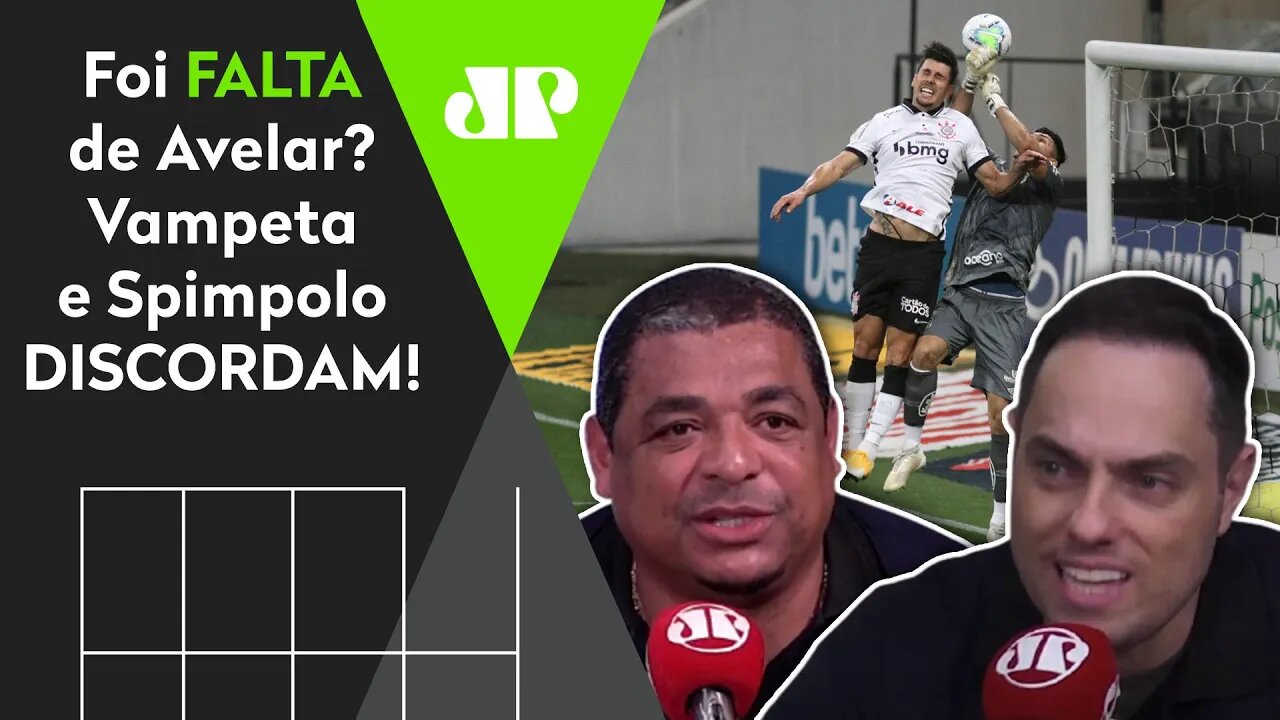 O Santos foi ROUBADO contra o Corinthians? Vampeta e repórter DISCORDAM!