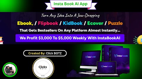 Insta Book AI Review - Create and Sell eBooks, FlipBook With AI