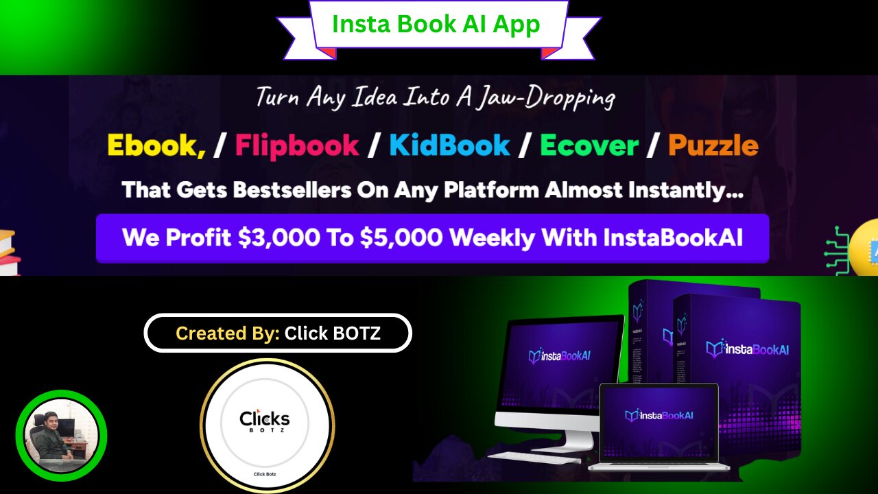 Insta Book AI Review - Create and Sell eBooks, FlipBook With AI