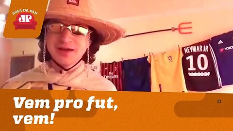Vem pro fut, vem! MEME da Internet manda recado AO VIVO