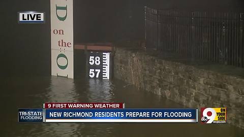 New Richmond residents move to higher ground