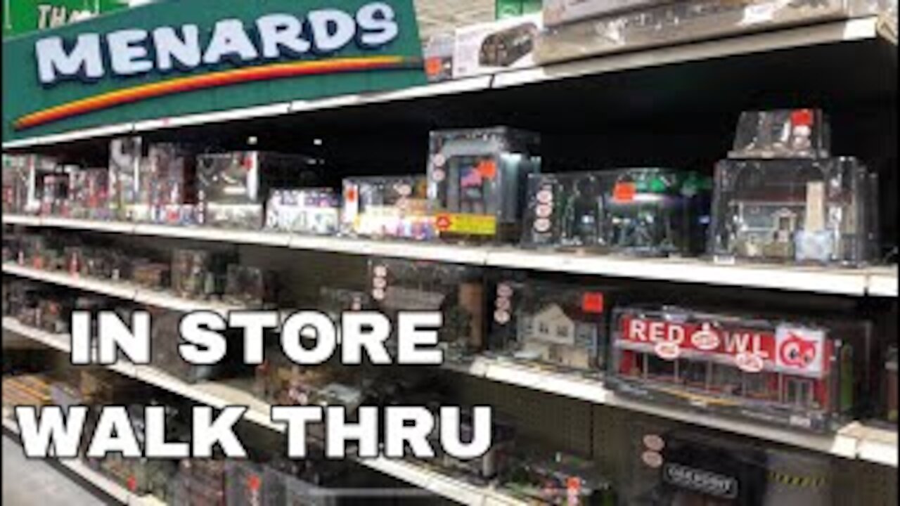 MENARDS TRAIN SECTION / MOVED UPSTAIRS